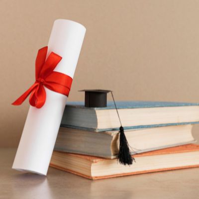 Three people are standing